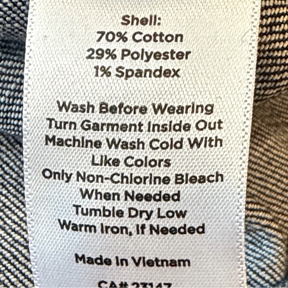 Talbots Skirt Mini Ocean Blue SIZE 14P NEW - Picture 5 of 6